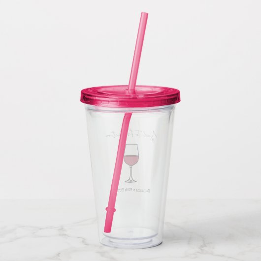 完全熟成ワイン50誕生日 アクリルタンブラー (裏面)