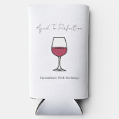 完全熟成ワイン50誕生日 スリム缶クーラー (正面)