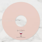 完全熟成ワイン50誕生日 ワイングラスタグ (正面)