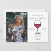 完全熟成ワイン50誕生日 招待状 (正面)