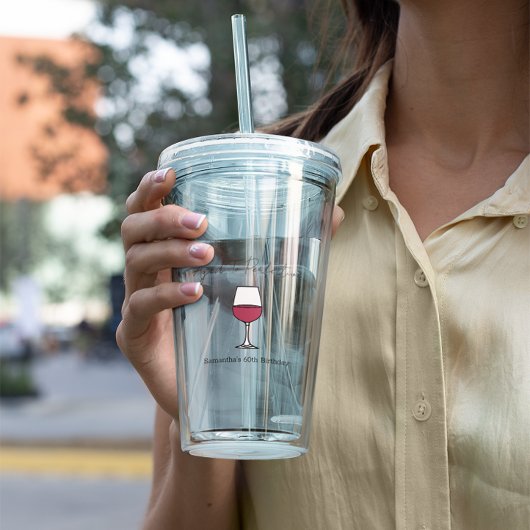 完全熟成ワイン60誕生日 アクリルタンブラー