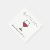 完全熟成ワイン60誕生日 スタンダードカクテルナプキン (角)