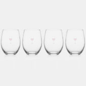 完全熟成ワイン60誕生日 ステムなしワイングラス (裏面)