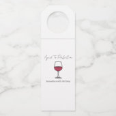 完全熟成ワイン60誕生日 ボトルネックタグ (正面)