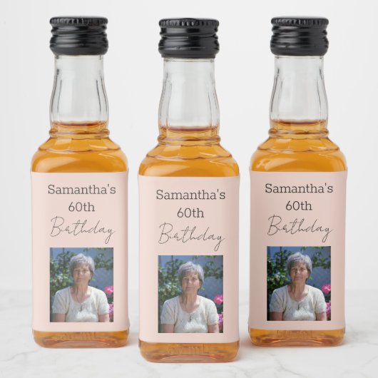 完全熟成ワイン60誕生日 リキュールボトルラベル (ボトル)