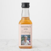 完全熟成ワイン60誕生日 リキュールボトルラベル (正面)