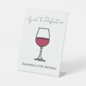 完全熟成ワイン60誕生日 台座サイン (正面)