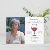 完全熟成ワイン60誕生日 招待状 (スタンド正面)