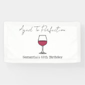 完全熟成ワイン60誕生日 横断幕 (横)