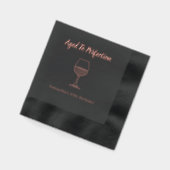 完全熟成ワイン60誕生日 箔ナプキン (左)