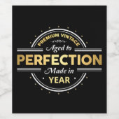 完全熟成誕生年 ワインラベル (シングルラベル)