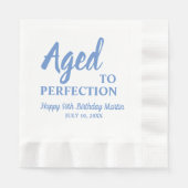 完全熟成50誕生日ナプキンス 縁ありランチョンナプキン (正面)