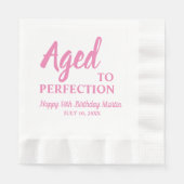 完全熟成50誕生日ナプキンス 縁ありランチョンナプキン (正面)