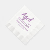 完全熟成50誕生日ナプキンス 縁ありランチョンナプキン (角)