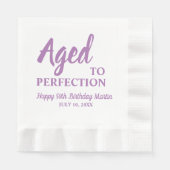 完全熟成50誕生日ナプキンス 縁ありランチョンナプキン (正面)