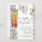 完全熟成50誕生日フローラ 招待状 (正面)