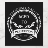 完全熟成 ワインラベル (シングルラベル)