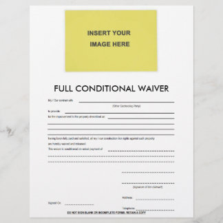 完全空白の条件付き免除型枠