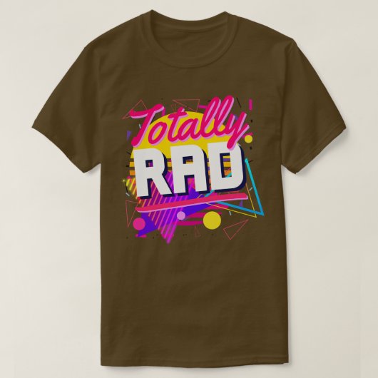 完全素晴らしい80sシェイプ幾何学的スタイル素晴らしVin Tシャツ (デザイン正面)