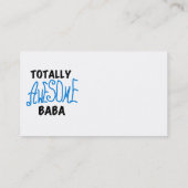 完全素晴らしにババTシャツとギフト 名刺 (裏面)