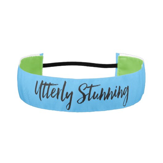 「完全素晴らし」ヘアバンド アスレチックヘッドバンド (正面)