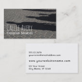 完全編集可能の、写真ベースの創造的な企業 名刺 (正面/裏面)