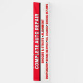 完全自動修復サスペンションブレーキエンジンログ 横断幕 (縦)