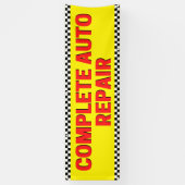 完全自動修復フ市松模様にラグ大黄 横断幕 (縦)