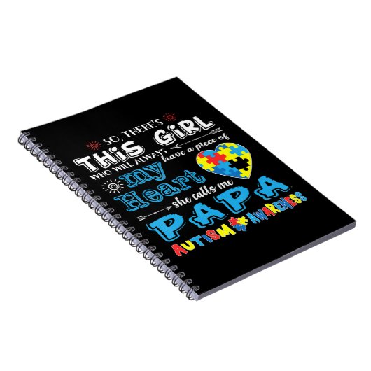 完全自閉症ギフト男性へアイディア，女性，子供 – Au ノートブック (右側)