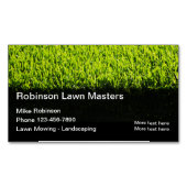 完全芝刈り名刺マグネット マグネット名刺 (正面)