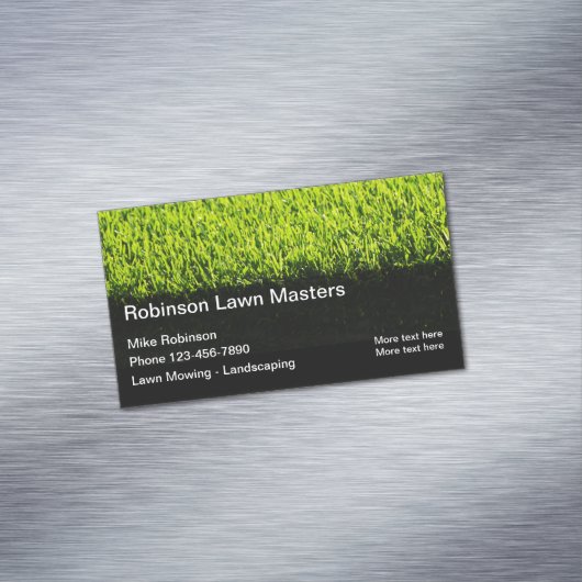 完全芝刈り名刺マグネット マグネット名刺 (インサイチュ)