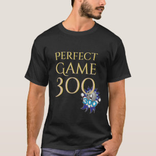 完全試合300のボーリング Tシャツ