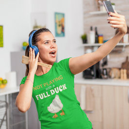 完全遊なアヒルではない Tシャツ