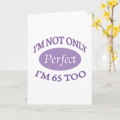 完全65歳 カード (黄色い花)