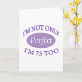 完全75歳 カード (黄色い花)