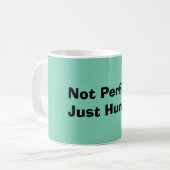 完全。 ちょうど人間のコーヒー・マグ コーヒーマグカップ (正面左)