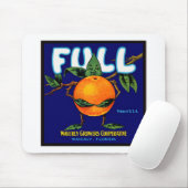 完全 – オレンジ色のクレートラベル マウスパッド (マウス)