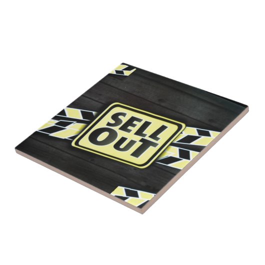 完売 アート プリント タイル (側面)