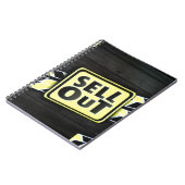 完売 アート プリント ノートブック (左側)