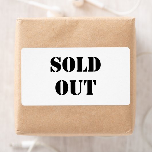 完売 ラベル (インサイチュ)