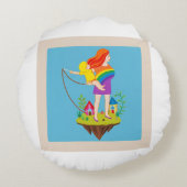 完成させろベビーパズル ラウンドクッション (裏面)