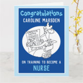 完成したナーストレーニングカード カード (黄色い花)