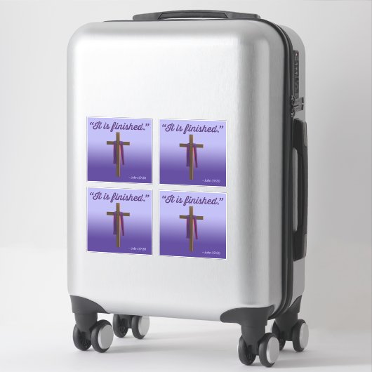 完成した聖書の引用文 シール (スーツケース)