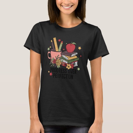 完成に関する進捗先生ライフ先生Appr Tシャツ (正面)