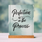 完成は過程にある アクリルサイン (ニュートラル)