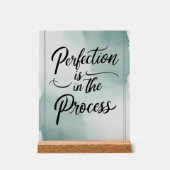 完成は過程にある アクリルサイン (正面)