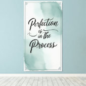 完成は過程にある キャンバスプリント (インサイチュ (ウッドフロア))