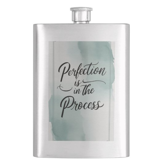 完成は過程にある フラスク (正面)
