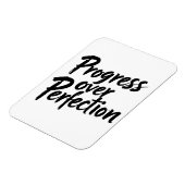 完成を超えた進歩 – 手書きやる気を起こさせる版 マグネット (左側)