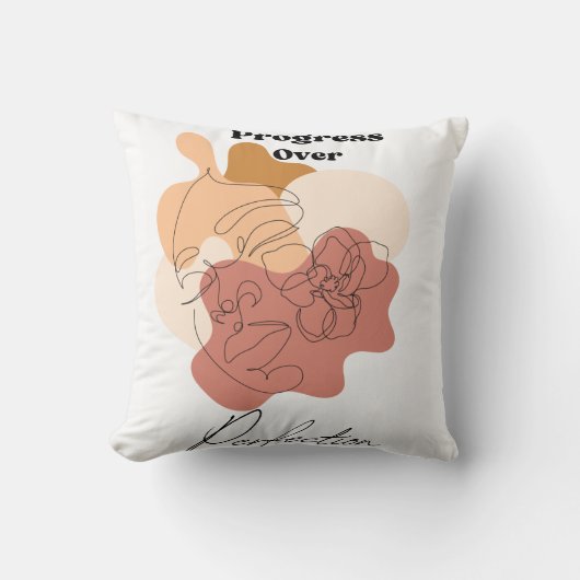 完成を越えて進歩する クッション (正面)